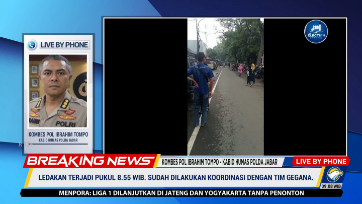 Ledakan Terjadi di Polsek Astana Anyar Bandung, Bom Bunuh Diri?
