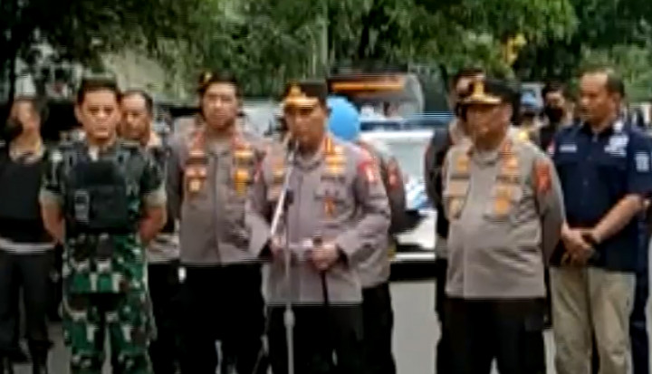 Kapolri Sebut Pelaku Bom Mapolsek Astana Anyar Terafiliasi JAD Bandung