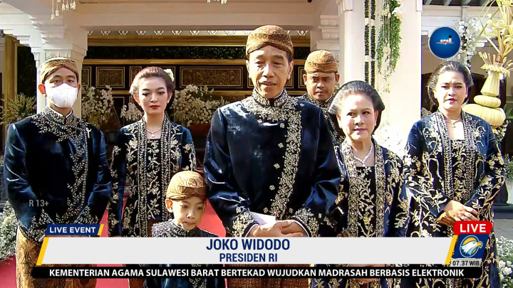 Gelar Ngunduh Mantu Kaesang-Erina, Jokowi: Merawat dan Memelihara Kebudayaan