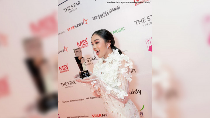 Lyodra Ginting Berhasil Raih Penghargaan Asia Artist Awards 2022