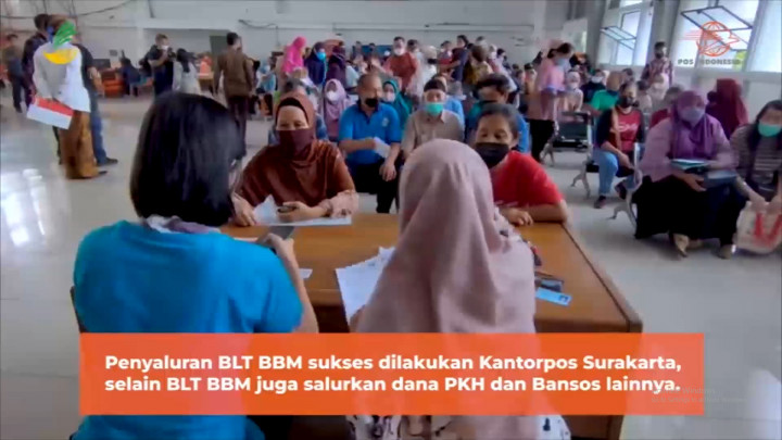 Penyaluran BLT BBM Tahap II, PKH, dan Bansos Sembako Kantorpos Surakarta