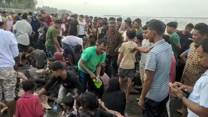 Terdampar di Pidie Aceh, Begini Kondisi Memprihatinkan Pengungsi Rohingya