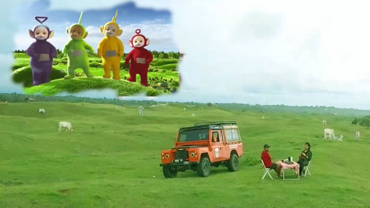 Ngechill di Hamparan Sabana Bukit Teletubbies Ujung Genteng Sukabumi