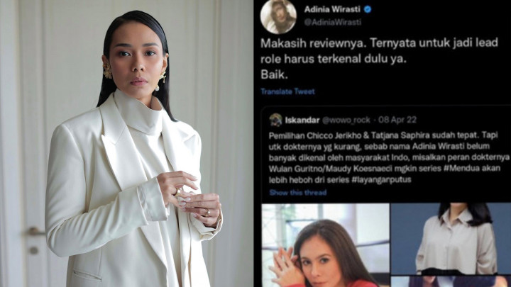 Adinia Wirasti Semprot Balik Netizen, Kenapa?