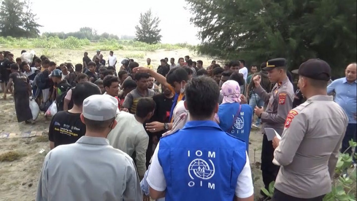 Heboh! Ratusan Imigran Rohingya Kembali Terdampar di Aceh