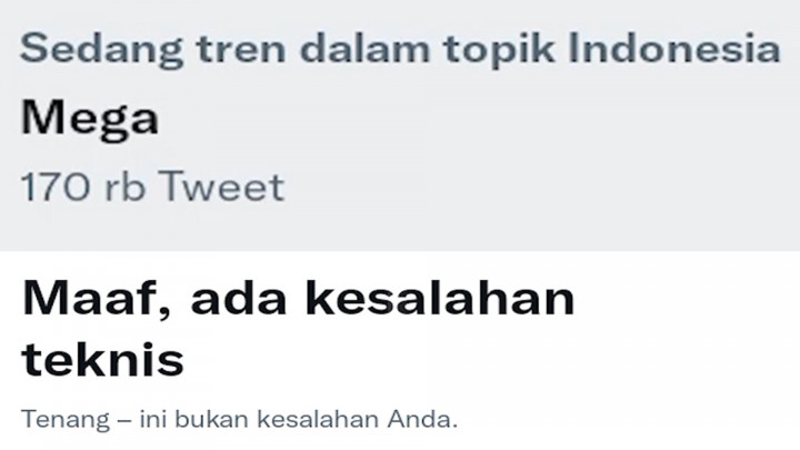 Misteri Hilangnya Kata 'Mega' dari Twitter