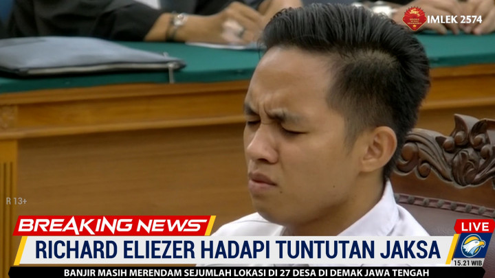 Riuh! Richard Eliezer Dituntut 12 Tahun Penjara oleh Jaksa