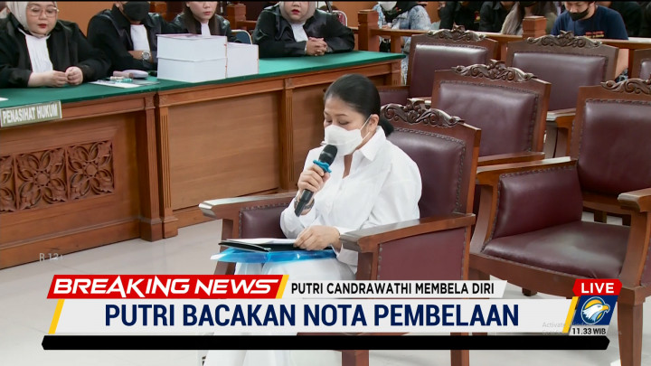 Membela Diri, Putri Candrawathi Tak Terima Dituduh Jadi Dalang