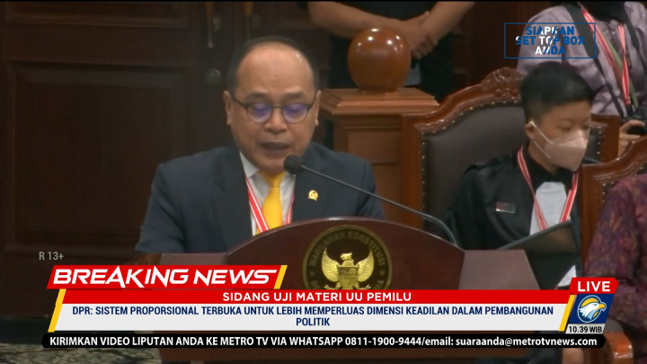 DPR: Sistem Proporsional Terbuka untuk Keadilan Politik