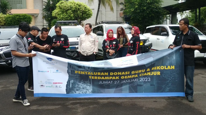 Program Drive For Edu Ajak Masyarakat Bantu Sekolah Terdampak Gempa di Cianjur