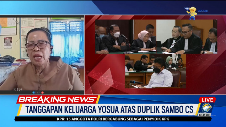 Minta Sambo Dihukum Maksimal, Ibu Brigadir Yosua: Nyawa Dibalas dengan Nyawa