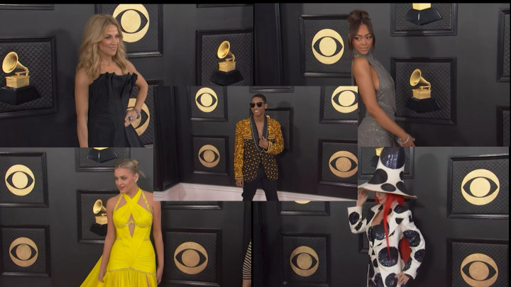 Keren! Busana Unik Selebriti di Red Carpet Grammy Awards 2023