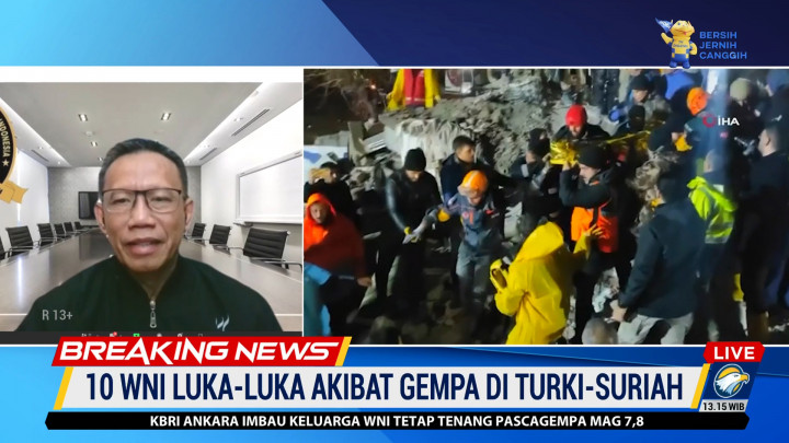 Dubes RI untuk Suriah Siapkan Shelter untuk WNI Terdampak Gempa