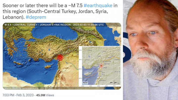 3 Hari Sebelum Terjadi, Peneliti Belanda Ini Sudah Prediksi Gempa Turki