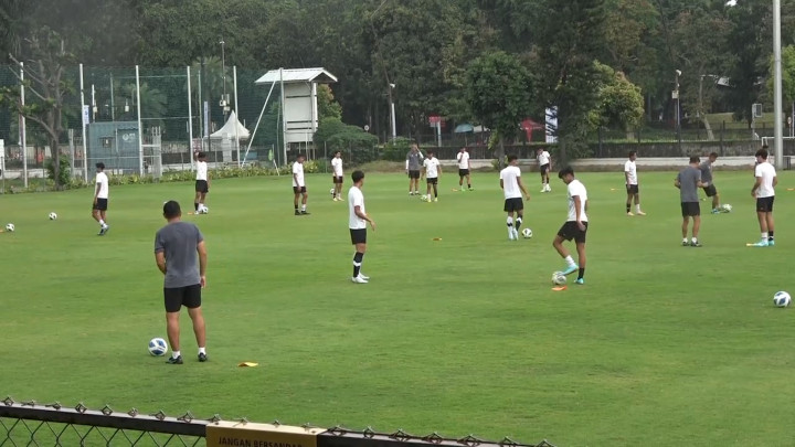 Jelang Piala Dunia U-20, Timnas Sepak Bola Gelar Latihan di GBK