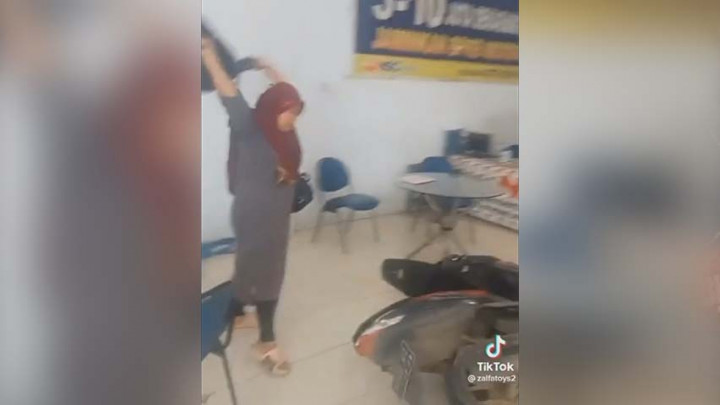 Pasutri Mengamuk dan Rusak Motor Akibat Didatangi Debt Collector