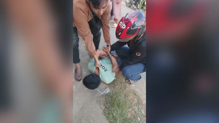 Dramatis! Momen Penangkapan Pengedar Sabu di Muaro Jambi