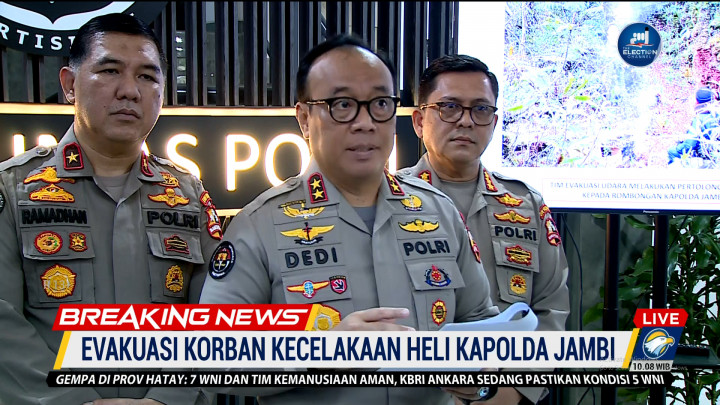 Alami Patah Tangan Kanan, Kapolda Jambi Jadi Prioritas Evakuasi