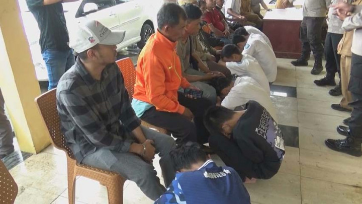 Diamankan Saat Tawuran, Sejumlah Pelajar Histeris di Pelukan Orang Tua