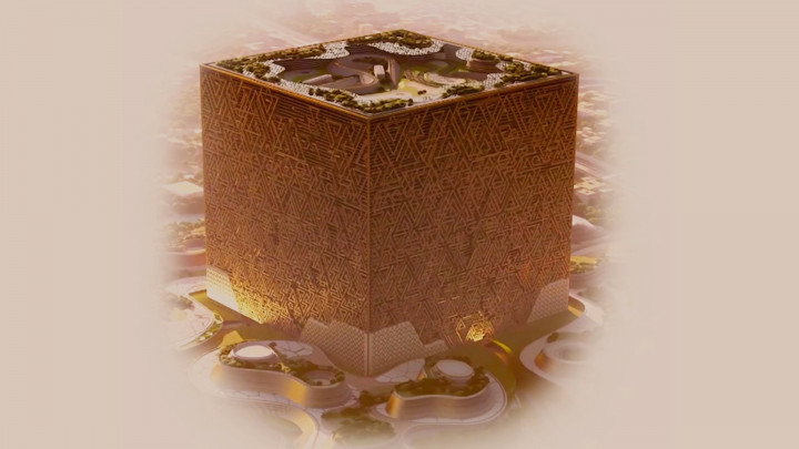 Heboh! Arab Saudi Bangun Gedung Mirip Ka’Bah