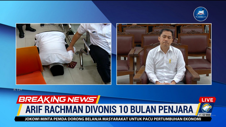 Momen Ayah Arif Rachman Arifin Sujud Syukur Usai Dengar Vonis Hakim