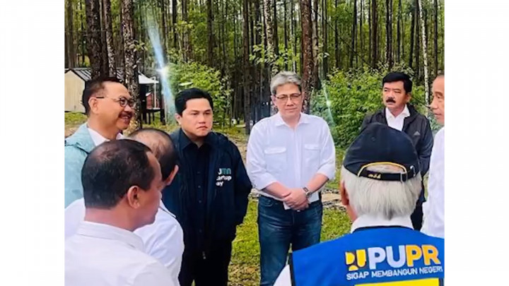 Seru! Presiden dan Para Menteri Healing ala Glamping di IKN