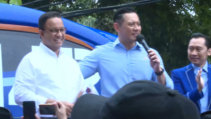 Momen AHY Ajak Kader Dukung Anies Baswedan dalam Pilpres 2024