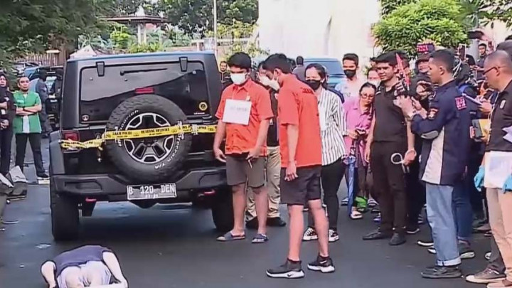 Proses Rekontruksi, Mario Dandy Melakukan Seleberasi ala CR7