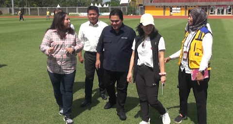 Ketua Umum PSSI Erick Thohir Sebut GBT Stadion Terbaik