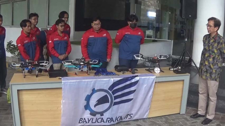 Optimis Juara di Singapura, ITS Rancang 3 Robot Terbang