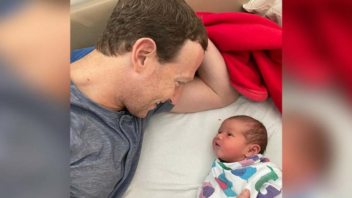 Momen Bahagia Mark Zuckerberg Sambut Kelahiran Anak Ketiga