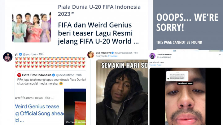 FIFA Hapus Teaser Lagu Piala Dunia U-20, Begini Reaksi Reza hingga Ziva Magnolya