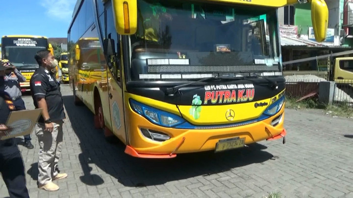 Jelang Mudik Lebaran, Dishub Kota Tangerang Lakukan Uji Kelayakan Bus Angkutan