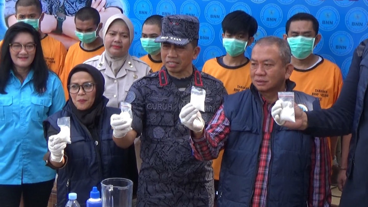 BNN Sulbar dan BNNK Polman Musnahkan Narkoba Senilai Rp250 Juta