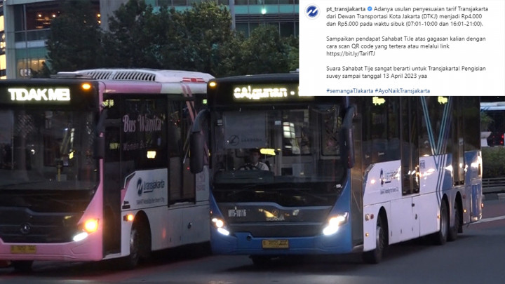 Tarif TransJakarta Diusulkan Naik Jadi Rp5.000 di Jam Sibuk