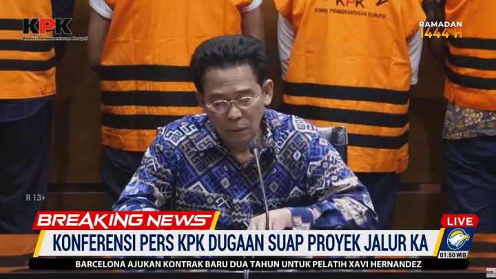 Tersangka Korupsi Proyek Rel Kereta Api Minta Rp1,1 Miliar Buat THR