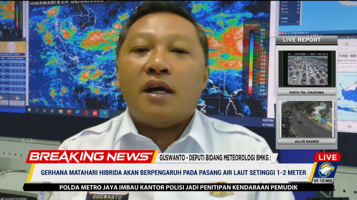 Fenomena Gerhana Matahari, BMKG Ingatkan Potensi Banjir Rob di Tengah Mudik Lebaran