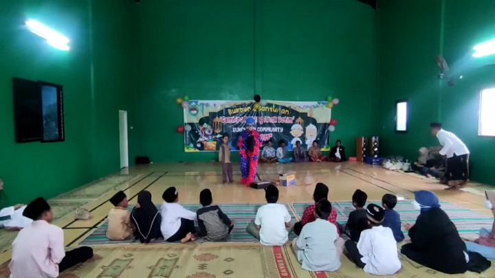Seru! Suasana Ngabuburit Puluhan Anak Yatim di Sukolilan Community Jateng
