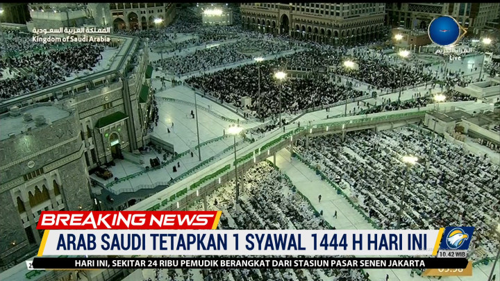 Rayakan Lebaran Hari Ini, Begini Suasana Salat Idulfitri di Arab Saudi