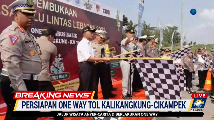 Arus Balik Lebaran 2023, One Way Tol Kalikangkung-Cikampek Mulai Diberlakukan