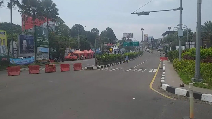 Sempat Macet, Sistem One Way di Simpang Gadog Kembali Diterapkan