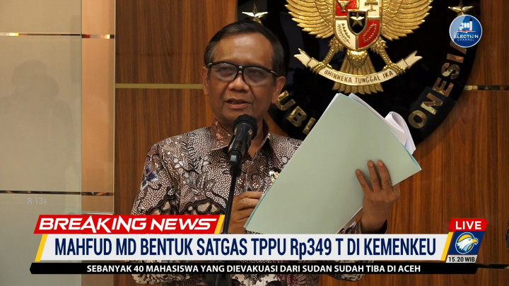 Satgas TPPU Transaksi Janggal Rp349 Triliun Libatkan 12 Tenaga Ahli