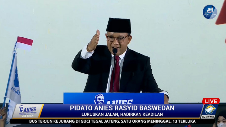 Anies Sebut Pemilu 2024 Bukan soal Meneruskan atau Tidak Meneruskan Sebuah Program