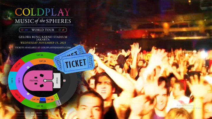 Wajib Coba! Tips War Tiket Konser Coldplay Anti Gagal