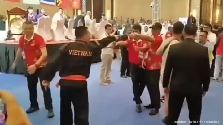 Viral! Pelatih Pencak Silat Vietnam Tantang Pelatih Indonesia di SEA Games 2023