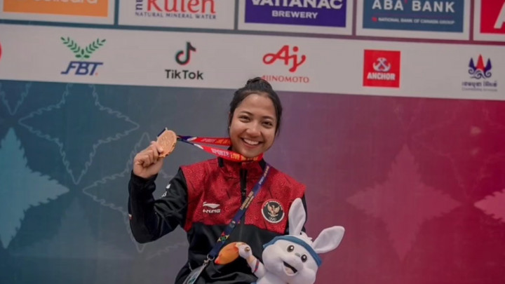Keren! Atlet Balap Sepeda Sayu Bella Sumbang 4 Emas di SEA Games 2023