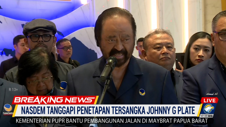 Hermawi Taslim Gantikan Johnny G Plate sebagai Plt Sekjen Partai NasDem