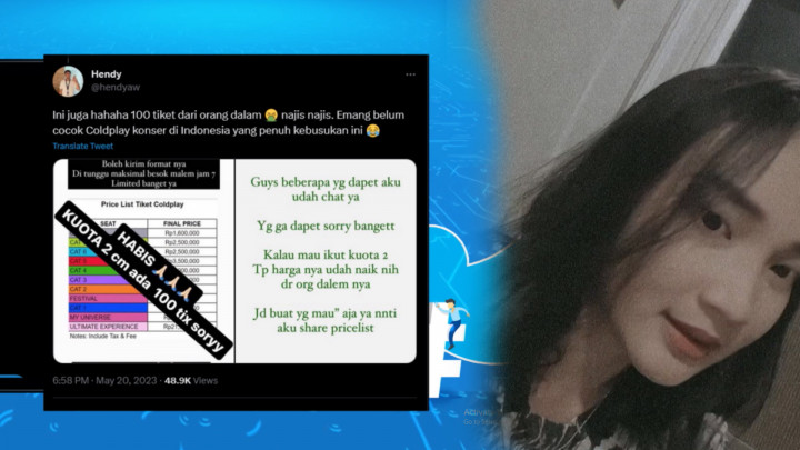 Heboh soal Calo Tiket Coldplay, Putri Indonesia Intelegensia 2019 Buka Suara