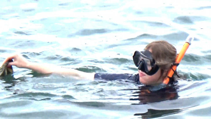Hari Lingkungan Hidup Sedunia, Bule Bersihkan Sampah di Pantai Bahari Polman