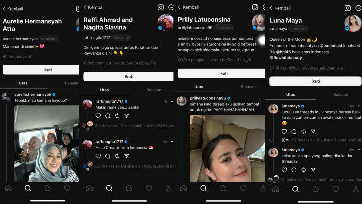 Twitter Rasa Instagram, Deretan Artis Ramai Main Aplikasi Threads